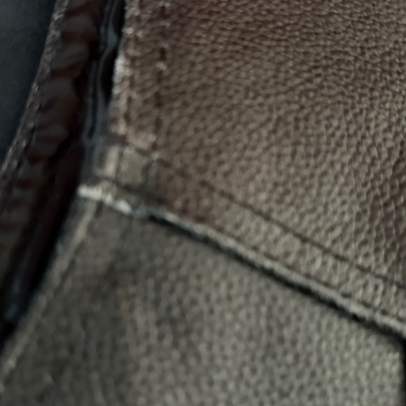 Men's Black Leather Biker Vest sz 42 Dream Apparel - Picture 8 of 8